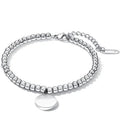 Pulsera de acero inoxidable en dos tonos