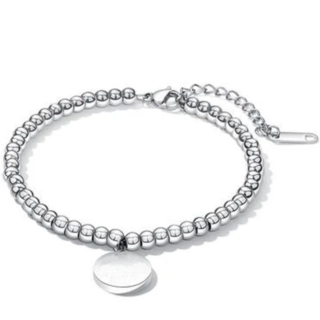 Pulsera de acero inoxidable en dos tonos