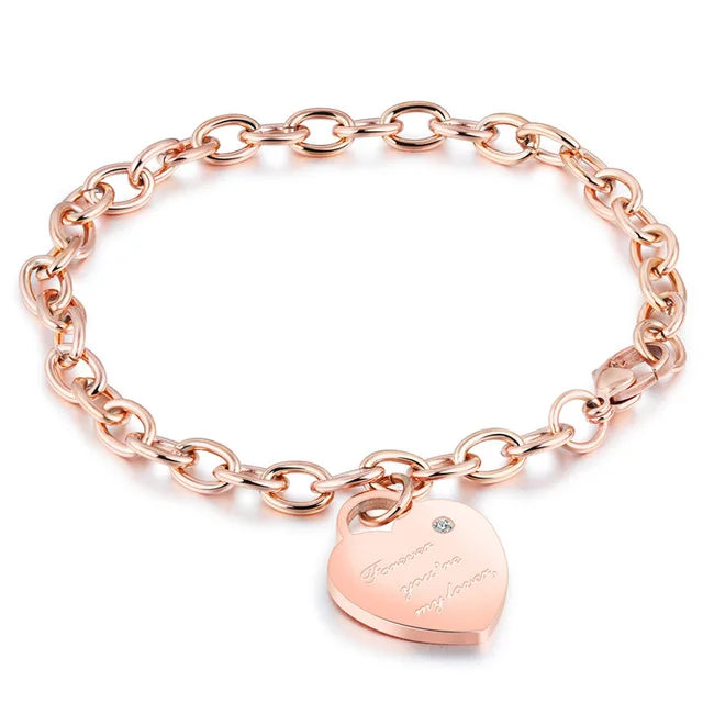 Pulsera de acero inoxidable en dos tonos