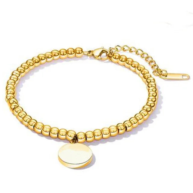 Pulsera de acero inoxidable en dos tonos