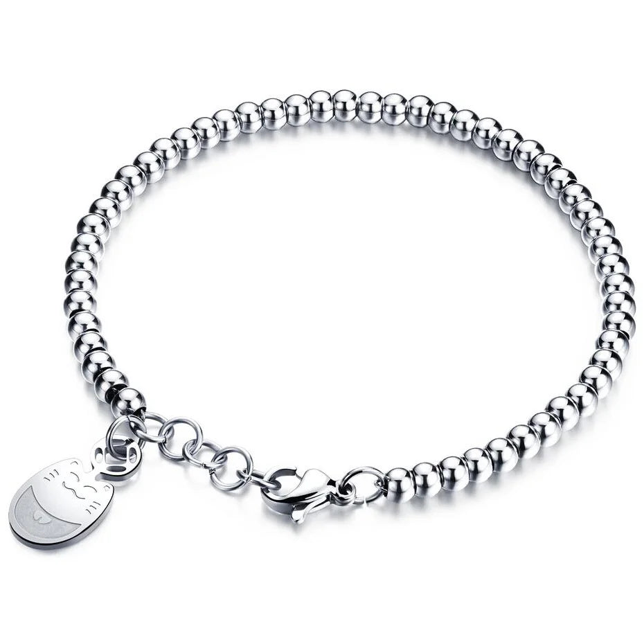 Pulsera de acero inoxidable en dos tonos