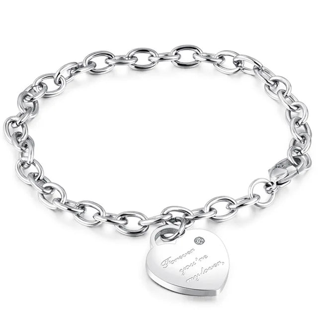 Pulsera de acero inoxidable en dos tonos
