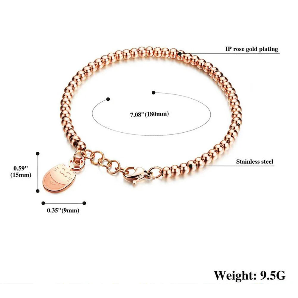Pulsera de acero inoxidable en dos tonos