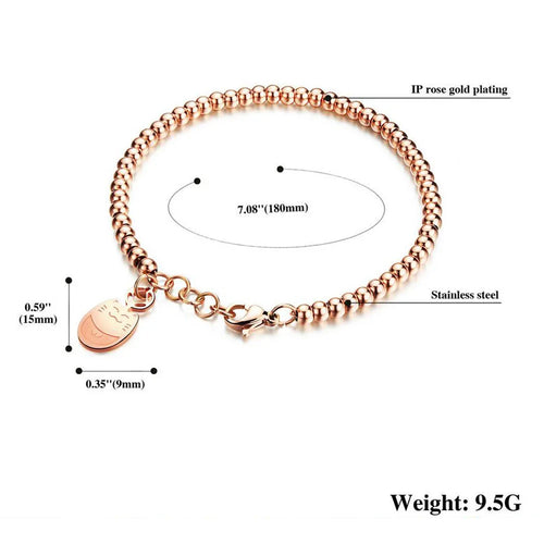 Pulsera de acero inoxidable en dos tonos